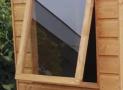 Ventana practicable para cobertizo